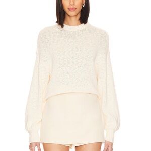 NWT Lovers + Friends Delara Sweater in Ivory XS